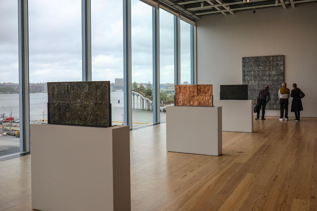 Artwork by Jasper Johns at the Whitney retrospective of the artist's work